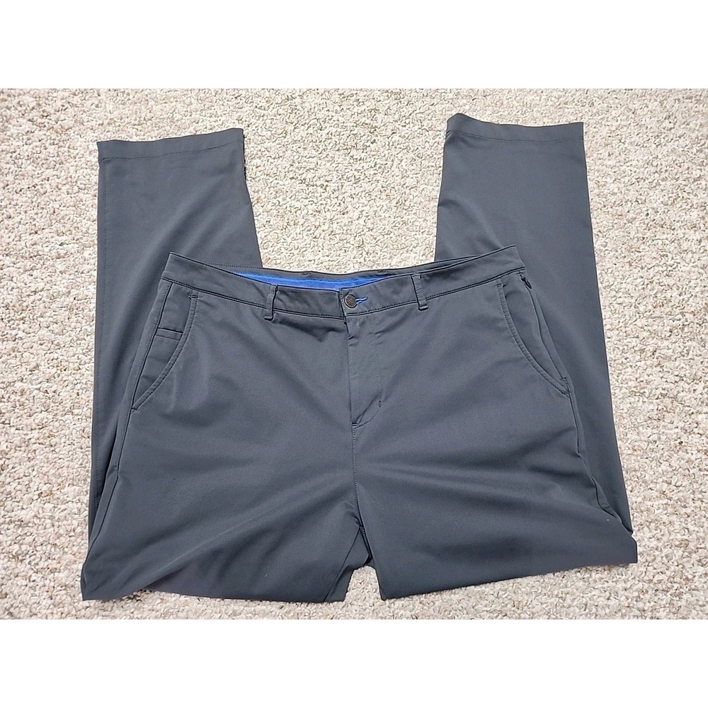 Twillory Pants Men 38x32 Gray Performance Fabric Chino Golf Stretch 36x30 Actual